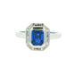 Sapphire and Diamond Vintage Style Cluster Ring Gardiner Brothers