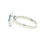 Sapphire and Baguette Diamond Vintage Style Cluster Ring Gardiner Brothers