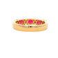 Ruby and Diamond Vintage Style Eternity Ring Gardiner Brothers