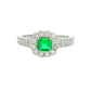 Emerald and Diamond Vintage Style Ring Gardiner Brothers