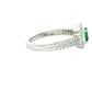 Emerald and Diamond Vintage Style Ring Gardiner Brothers