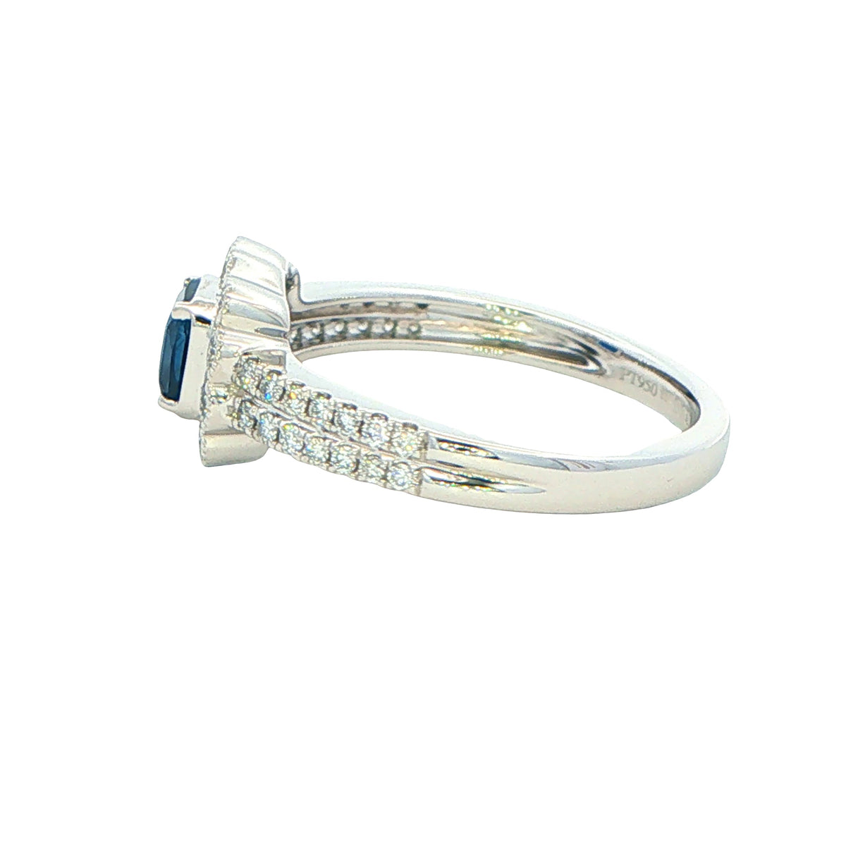 Sapphire and Diamond Vintage Style Ring Gardiner Brothers