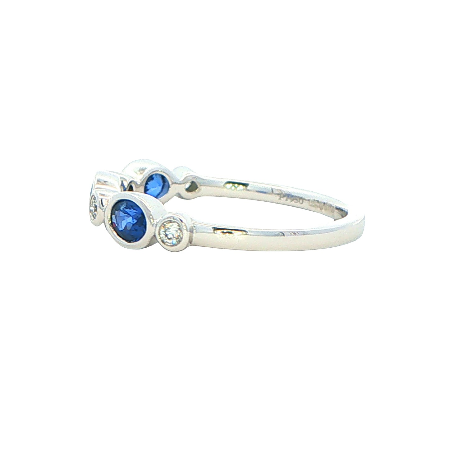 Sapphire and Diamond 7 Stone Dress Ring Gardiner Brothers