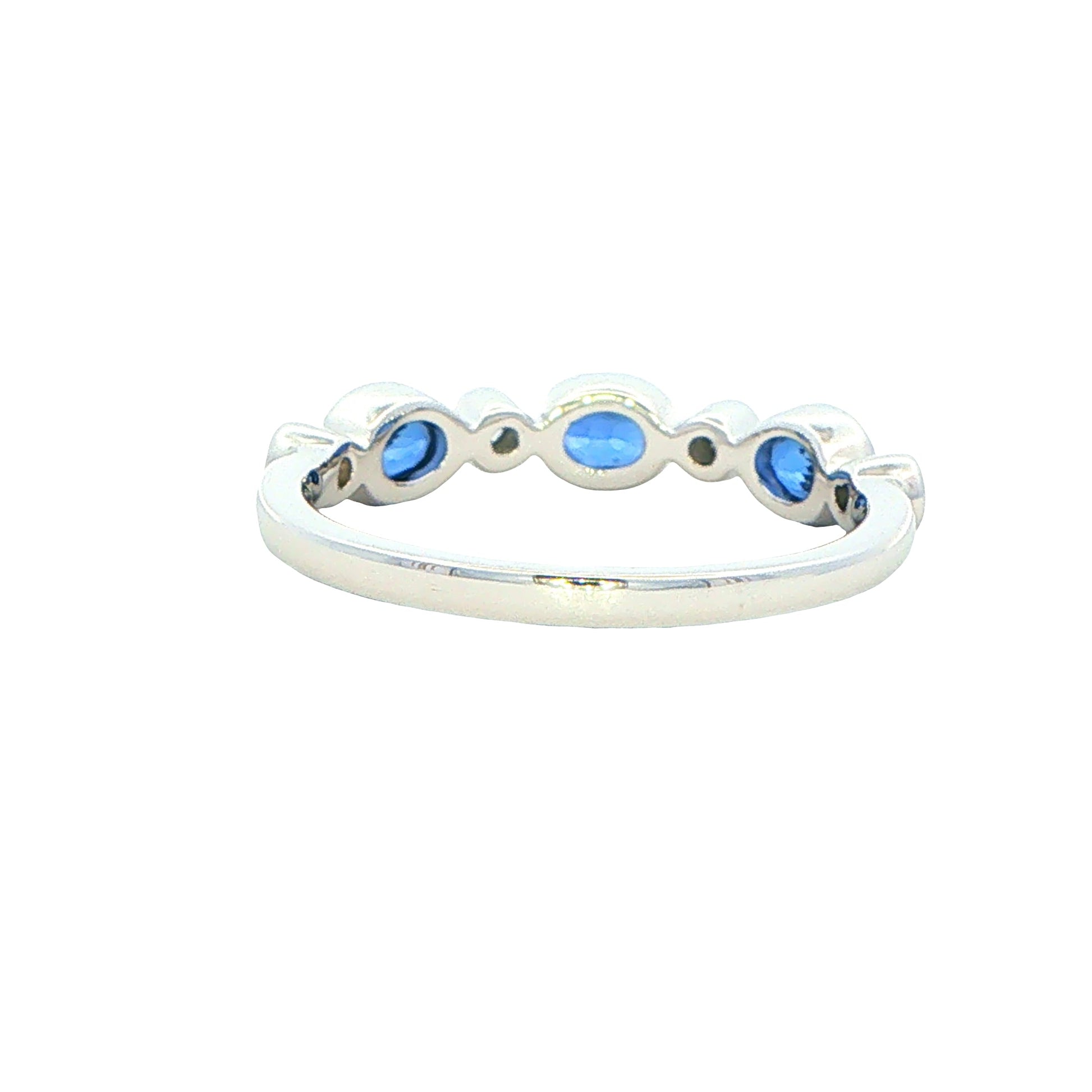 Sapphire and Diamond 7 Stone Dress Ring Gardiner Brothers