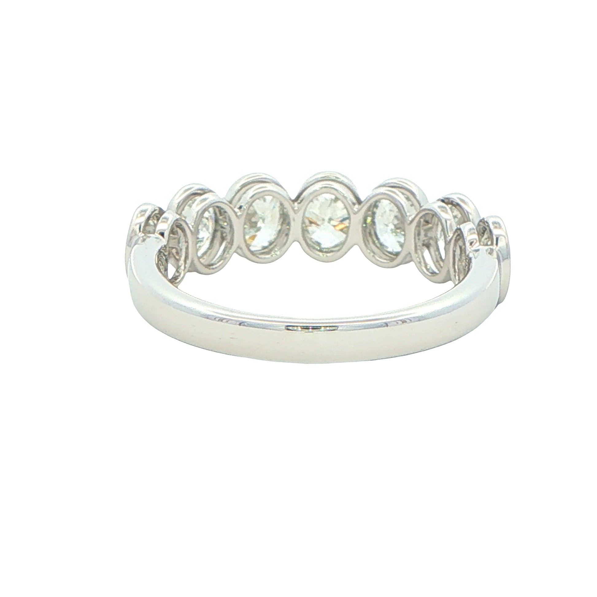 Oval Shaped Diamond 7 Stone Eternity Ring - 1.50cts Gardiner Brothers
