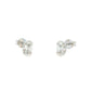 Oval Shaped Diamond Half Rub Over Set Solitaire earrings - 0.82cts Gardiner Brothers