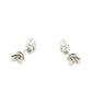 Oval Shaped Diamond Half Rub Over Set Solitaire earrings - 0.82cts Gardiner Brothers