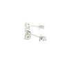 Pear Shaped Diamond Half Rub Over Set Solitaire Earrings - 0.60cts Gardiner Brothers