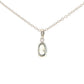 Oval Shaped Diamond Half Rub Over Set Solitaire Pendant - 0.70cts Gardiner Brothers