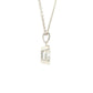 Oval Shaped Diamond Half Rub Over Set Solitaire Pendant - 0.70cts Gardiner Brothers