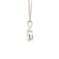 Pear Shaped Diamond Half Rub Over Set Solitaire Pendant - 0.50cts Gardiner Brothers