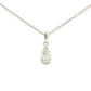 Pear Shaped Diamond Half Rub Over Set Solitaire Pendant - 0.50cts Gardiner Brothers