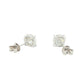 Round brilliant cut diamond solitaire earrings - 2.01cts Gardiner Brothers