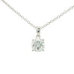 Round Brilliant Cut Diamond Solitaire Pendant - 1.21cts Gardiner Brothers