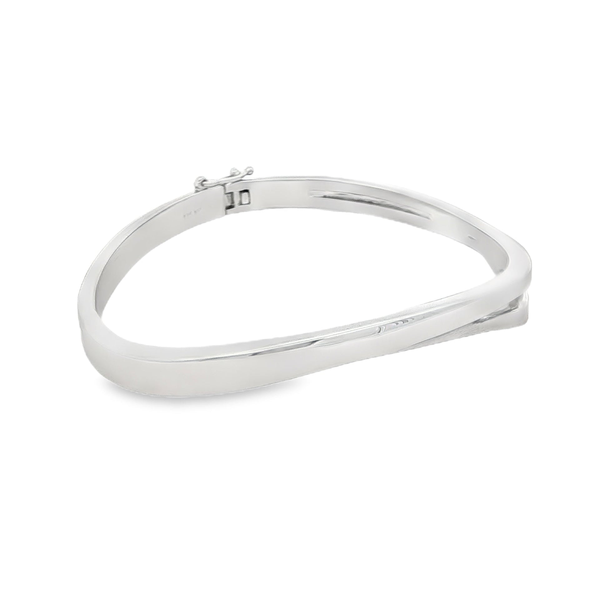 Silver Fancy Style Bangle Gardiner Brothers