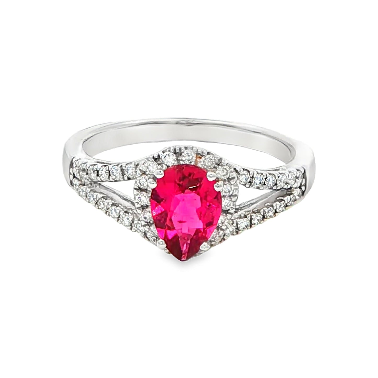 Pink Tourmaline and Diamond Dress Ring Gardiner Brothers