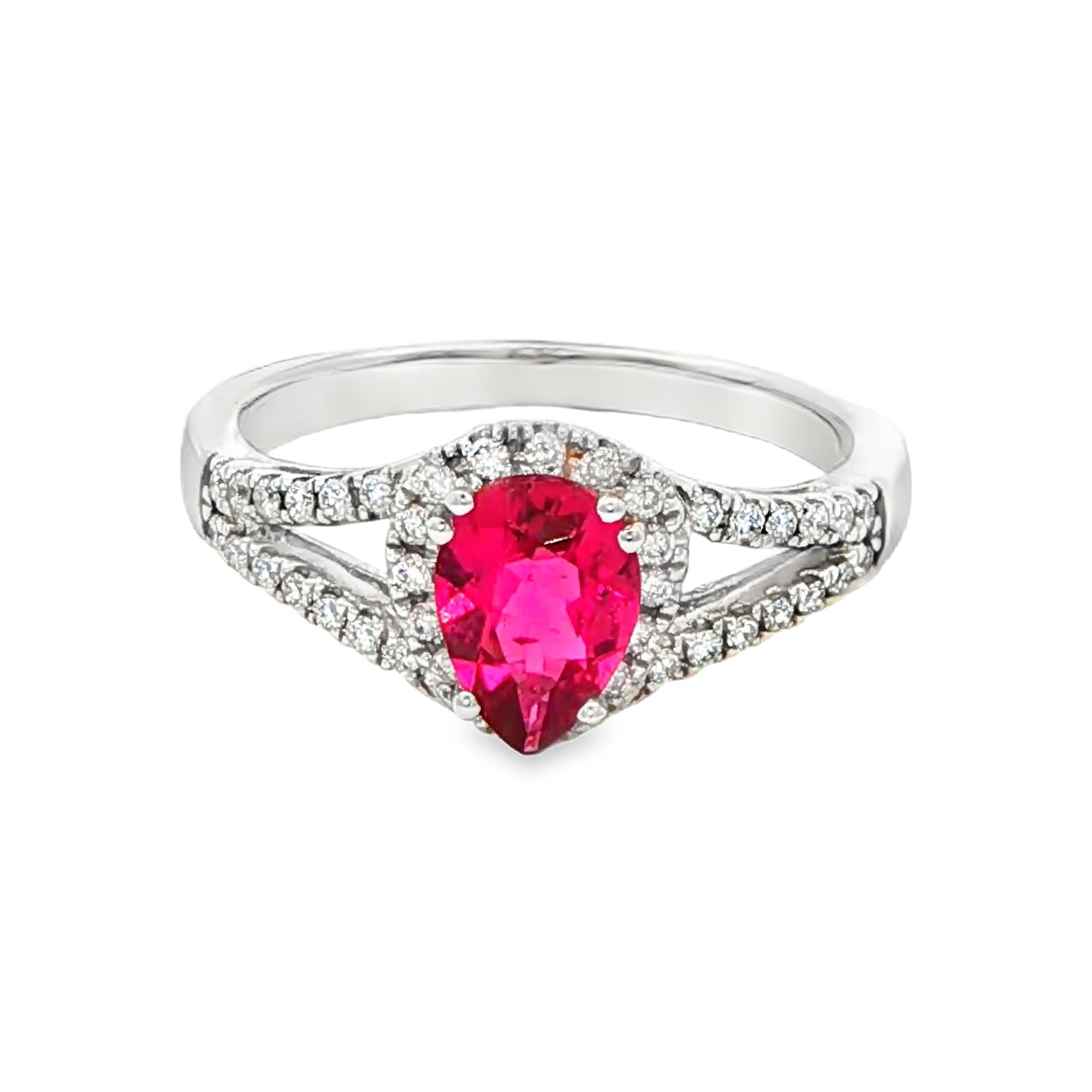 Pink Tourmaline and Diamond Dress Ring Gardiner Brothers