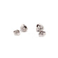 White Gold Knot Earrings  Gardiner Brothers   