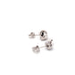 White Gold Knot Earrings  Gardiner Brothers   