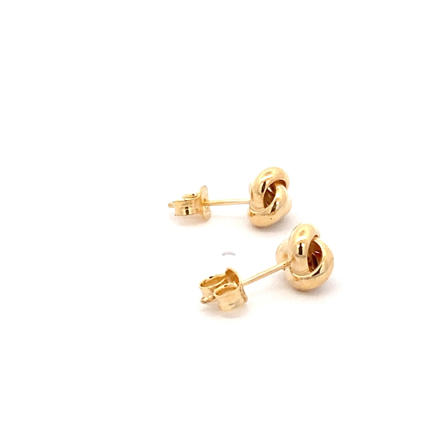 Yellow Gold Knot Earrings  Gardiner Brothers   