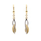 Yellow and White Gold Fancy Drop Earrings  Gardiner Brothers   