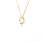 Yellow and White Gold Open Diamond Heart Shaped Pendant  Gardiner Brothers   