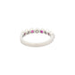 Pink Sapphire and Round Brilliant Cut Diamond Eternity Ring  Gardiner Brothers   