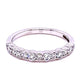 Round Brilliant Cut Rub-over Style Diamond Eternity Ring  Gardiner Brothers   