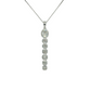 7 Stone Diamond Drop Pendant  Gardiner Brothers