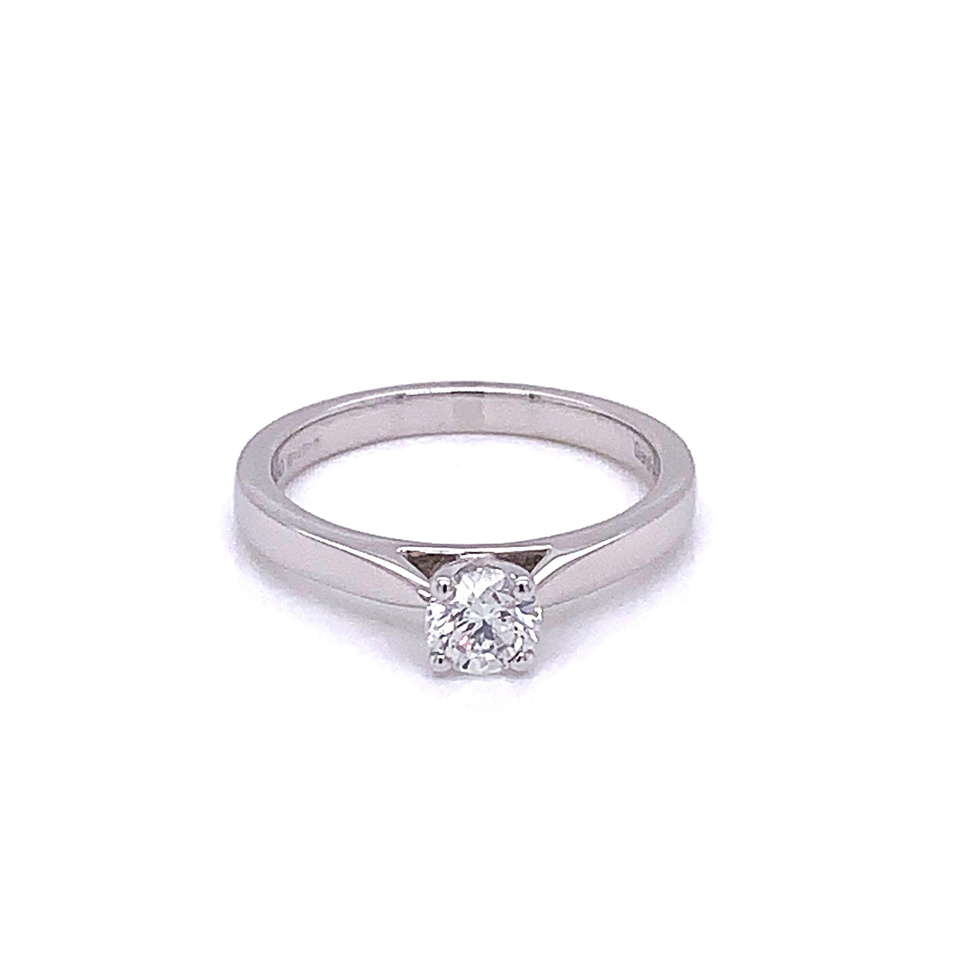 Round Brilliant Cut Diamond Solitaire Ring - 0.30cts  Gardiner Brothers