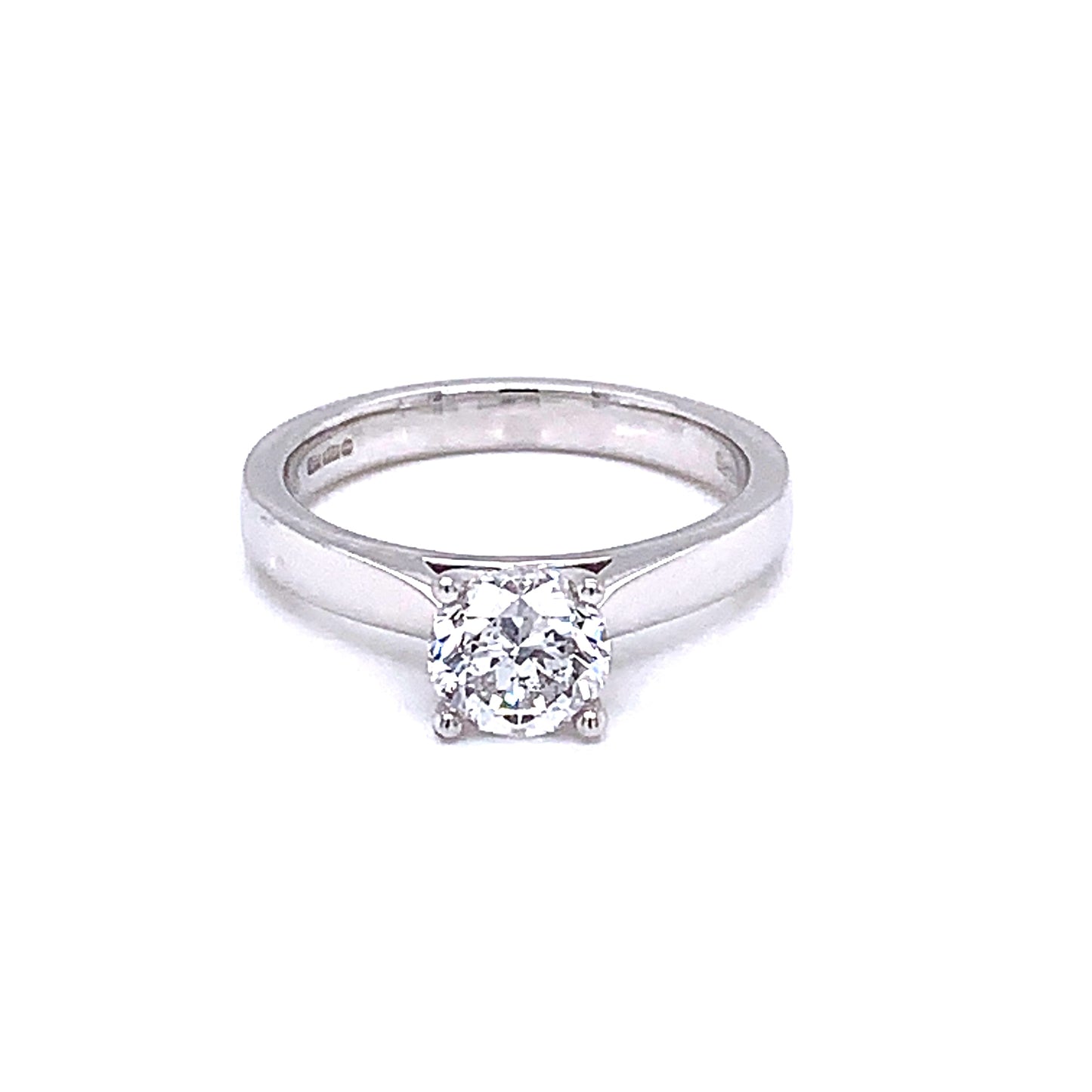 Round Brilliant Cut Diamond Solitaire Ring - 0.91cts  Gardiner Brothers