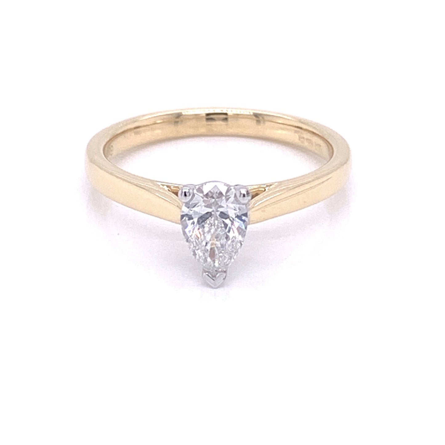 Pear Shaped Diamond Solitaire Ring - 0.50cts  Gardiner Brothers