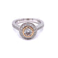Aurora Diamond set in a Halo Style Ring - 1.00cts  Gardiner Brothers