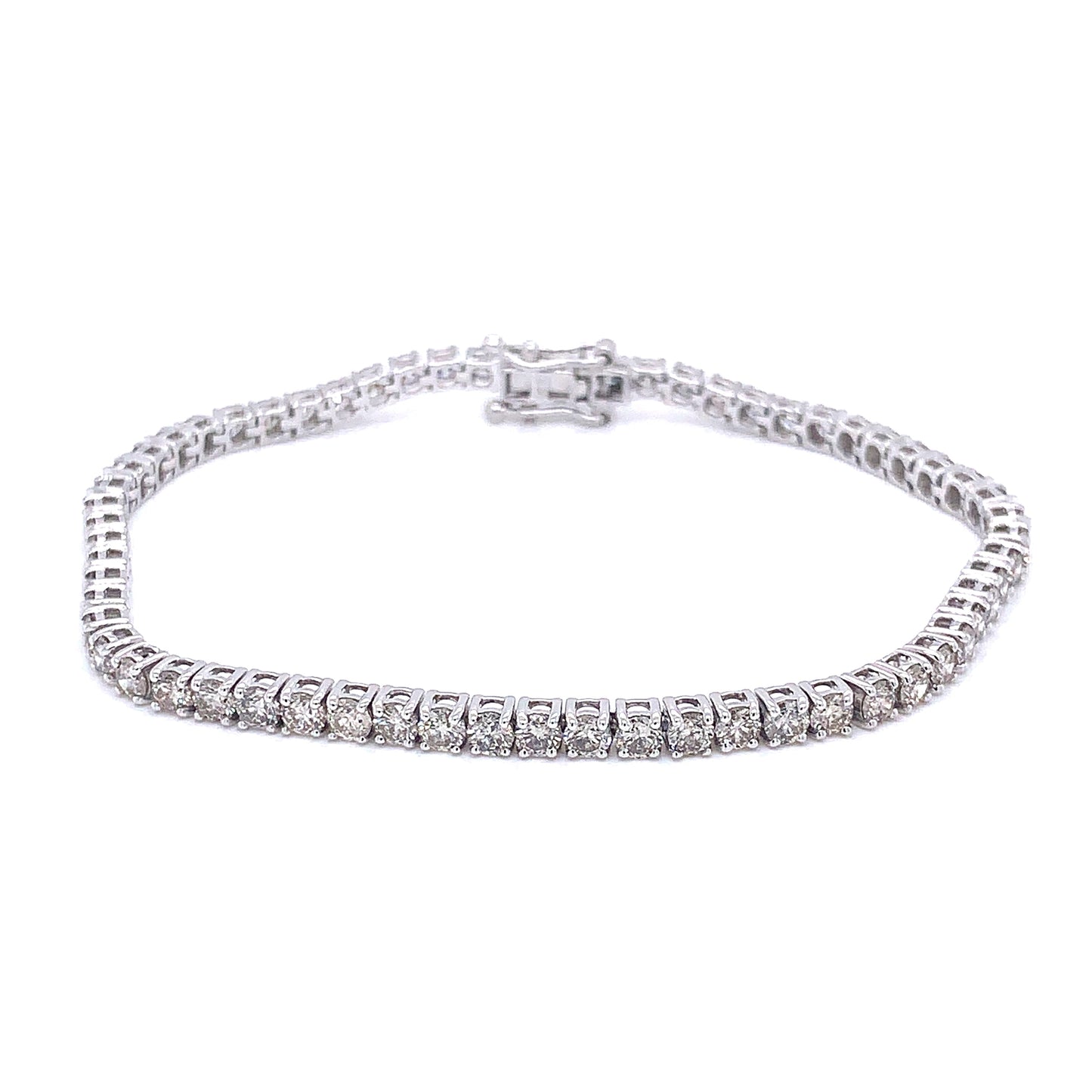 Round Brilliant Cut Diamond Tennis Bracelet - 2.00cts  Gardiner Brothers