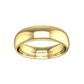 Plain Wedding Band In A "D" Shape Profile  Gardiner Brothers   