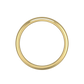 Plain Wedding Band In A "D" Shape Profile  Gardiner Brothers   