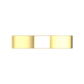 Plain Wedding Ring With A Flat Profile Inside and Out  Gardiner Brothers   