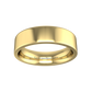 Plain Wedding Ring In A Flat Profile Outside and Court Inside  Gardiner Brothers   