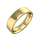 Plain Wedding Ring In A Flat Profile Outside and Court Inside  Gardiner Brothers   