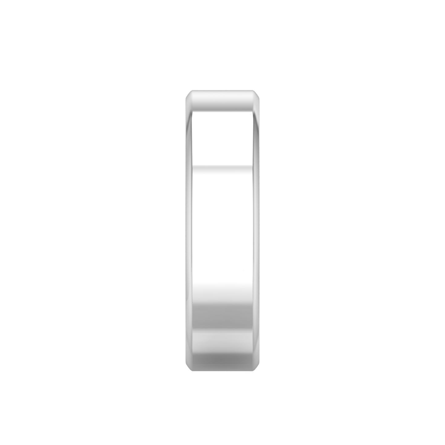 Plain Wedding Ring With A Flat Outside Profile and Bevelled Edge  Gardiner Brothers   