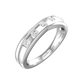 Princess Cut Diamond Cross-Over Wedding Band  Gardiner Brothers   