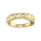 Princess Cut Diamond Cross-Over Wedding Band  Gardiner Brothers   