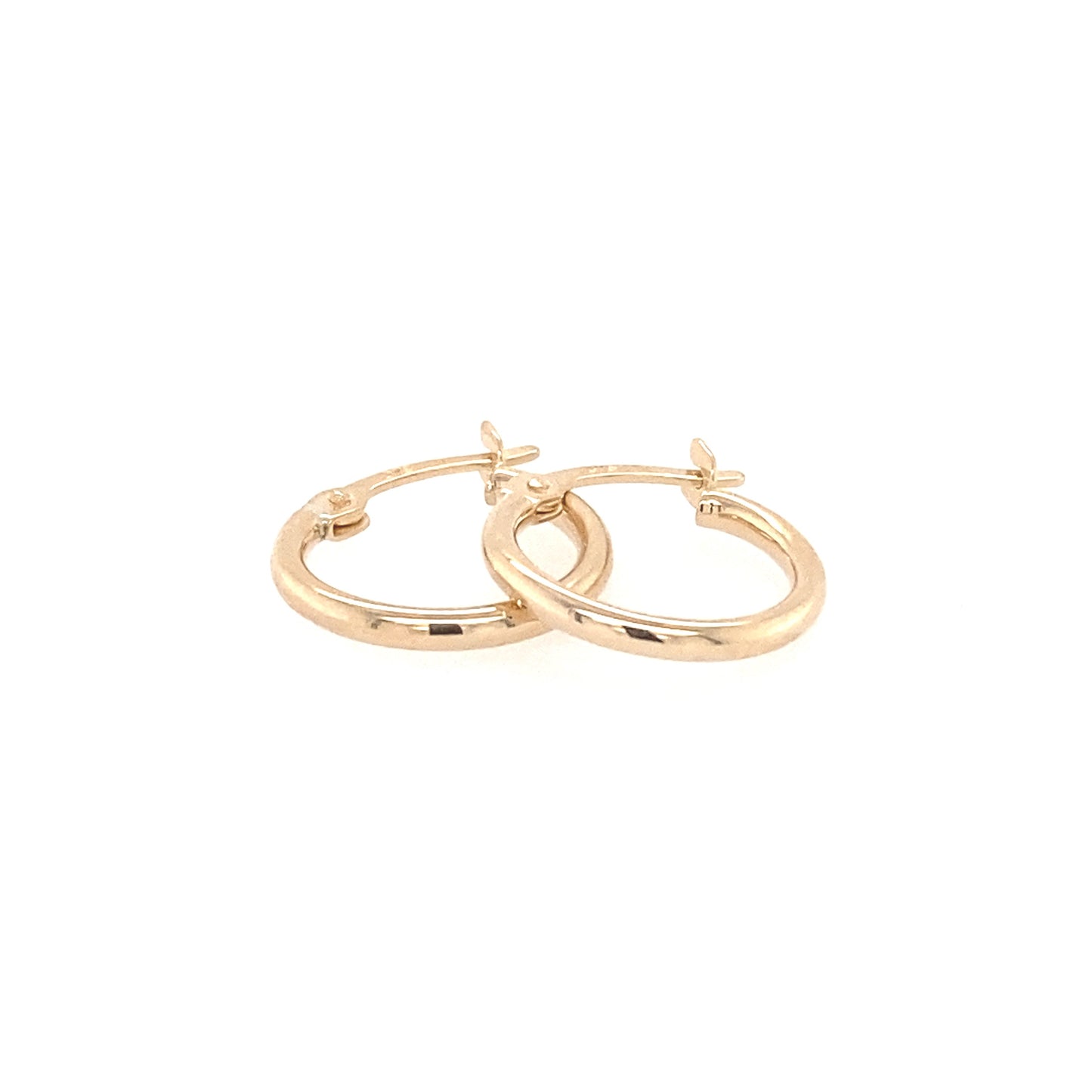 Yellow Gold Hoop Earrings  Gardiner Brothers