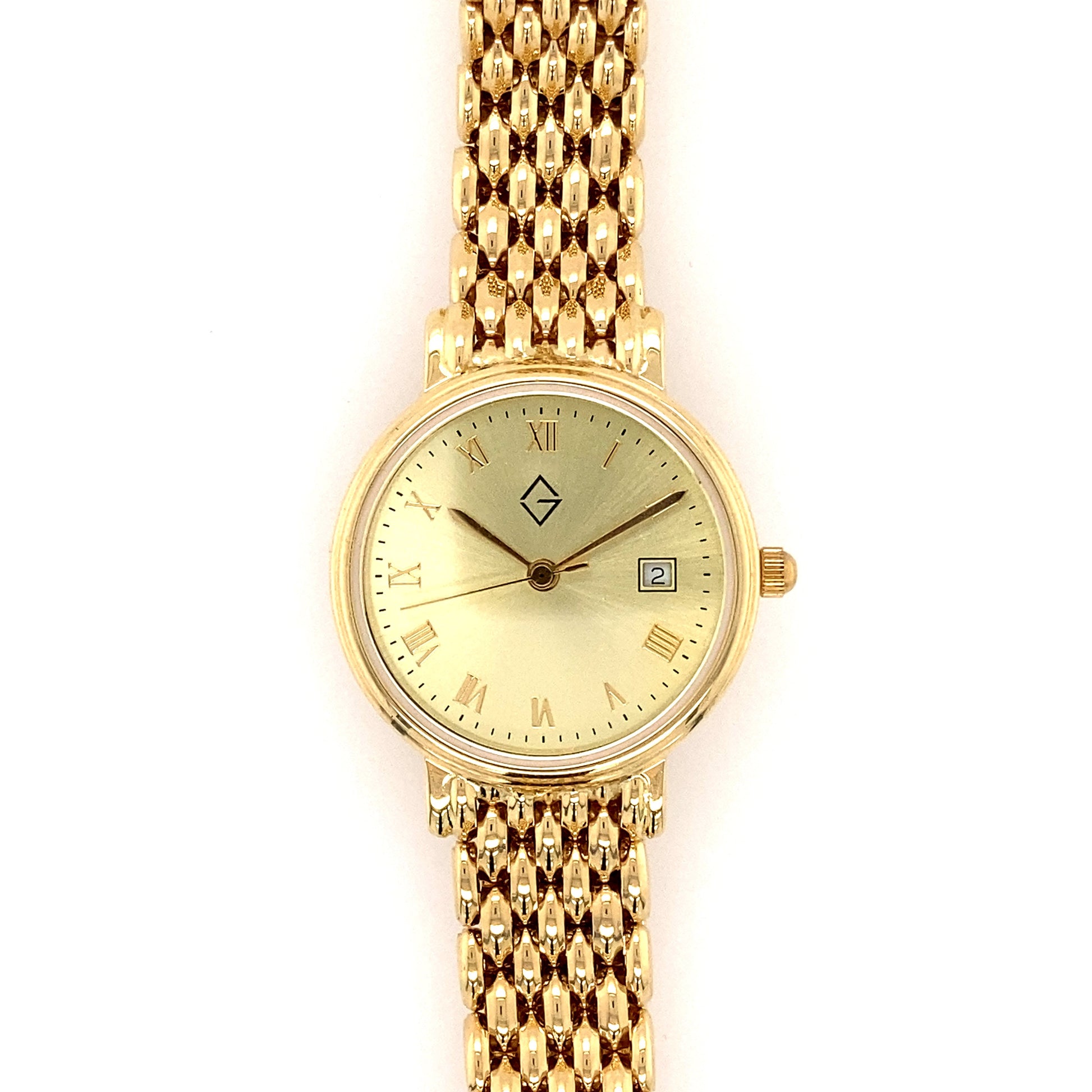 Ladies 14ct Yellow Gold Wrist Watch  Gardiner Brothers