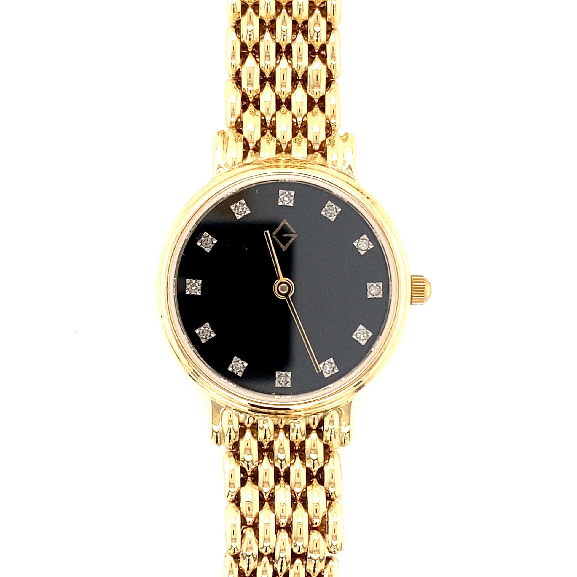 Ladies 14ct Yellow Gold Wrist Watch  Gardiner Brothers