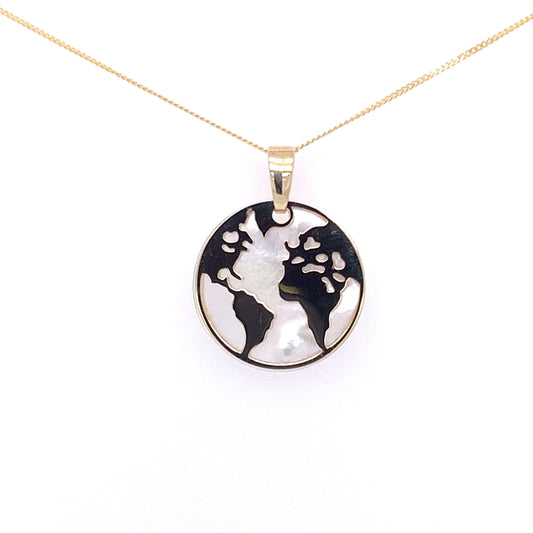 Map Of The World Pendant  Gardiner Brothers