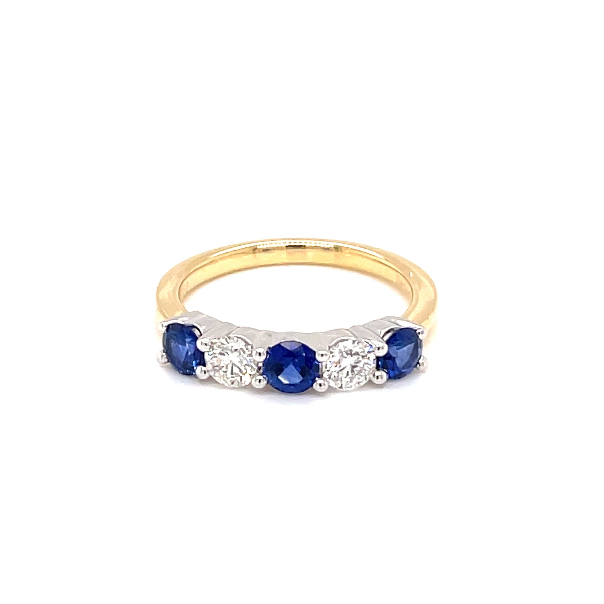 Sapphire and Diamond 5 Stone Ring  Gardiner Brothers