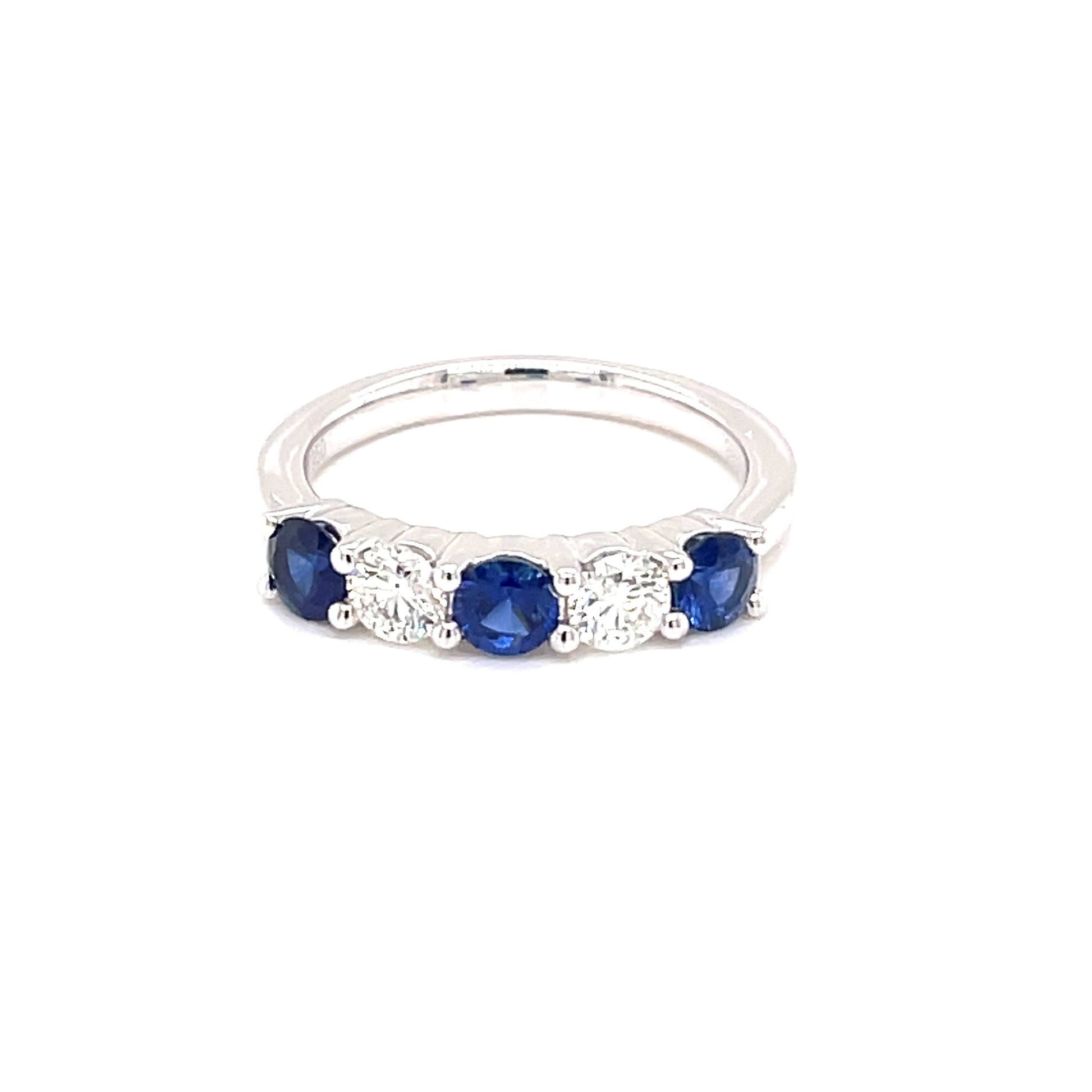 Sapphire and Diamond 5 Stone Ring  Gardiner Brothers