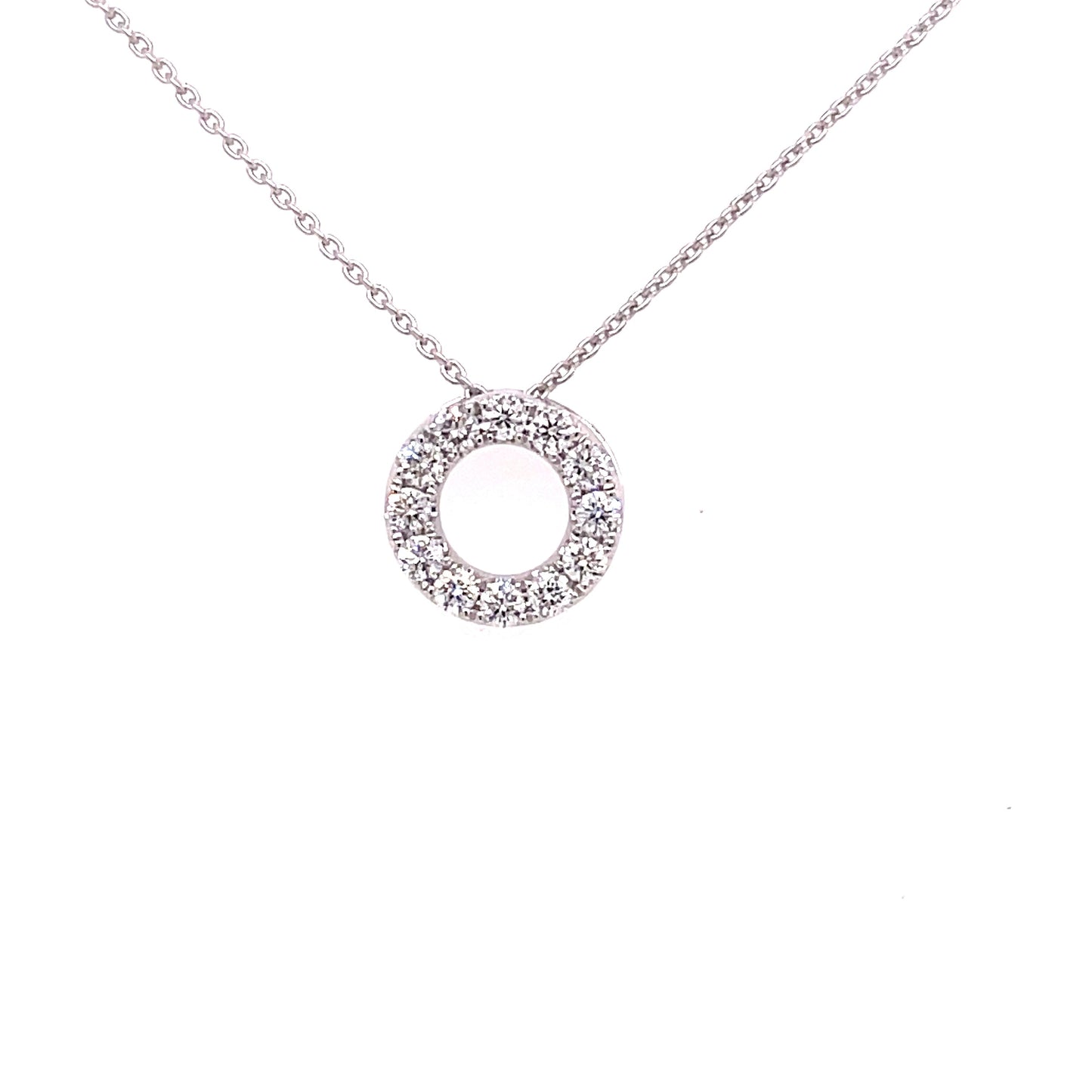 Diamond Circle Pendant - 0.25cts Pendant Gardiner Brothers