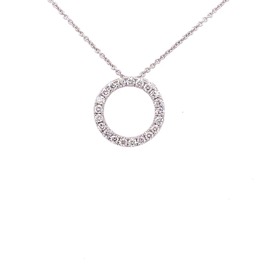 Diamond Circle Pendant - 0.25cts  Gardiner Brothers